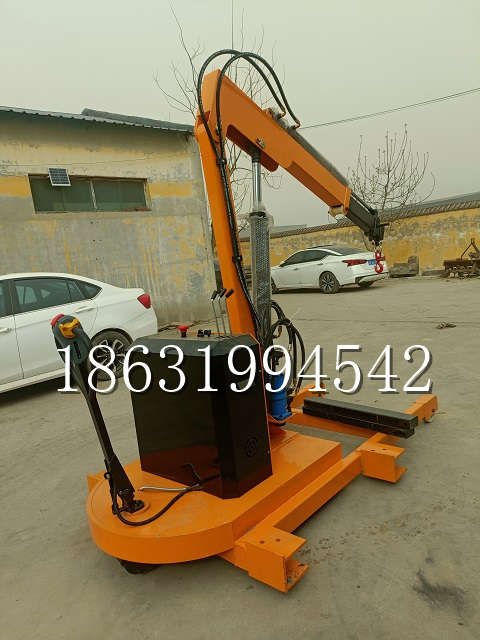 东辽县自卸车厢随车吊 自制轮式四不像起重机 四驱平板吊 5吨 贵盛